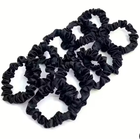 Scrunchy, Black 10 Pcs- Pipol