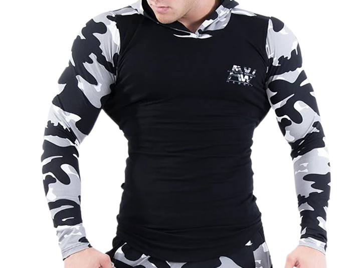 AW Jacket, white camo