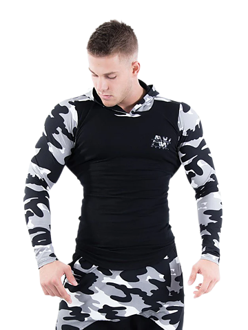 AW Jacket, white camo