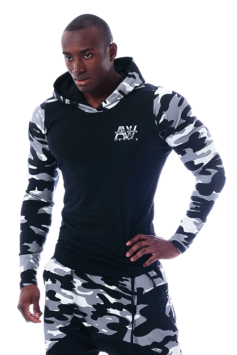 AW Jacket, white camo