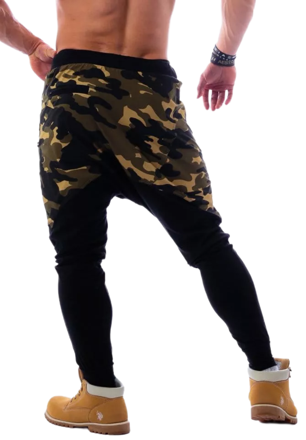 AW Sweatpants, green camo - 2