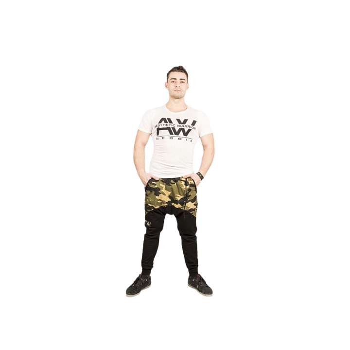 AW Sweatpants, green camo