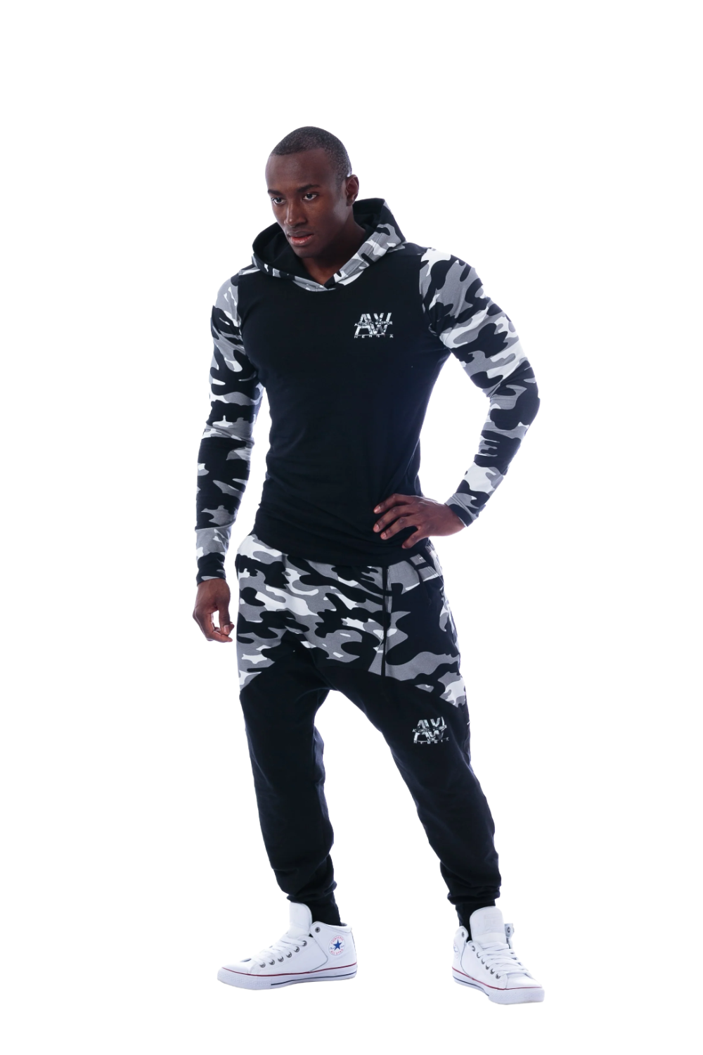 AW Sweatpants, white camo - 5