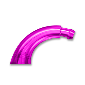 Slangfäste HE11 680  dämpad rosa (1 st)