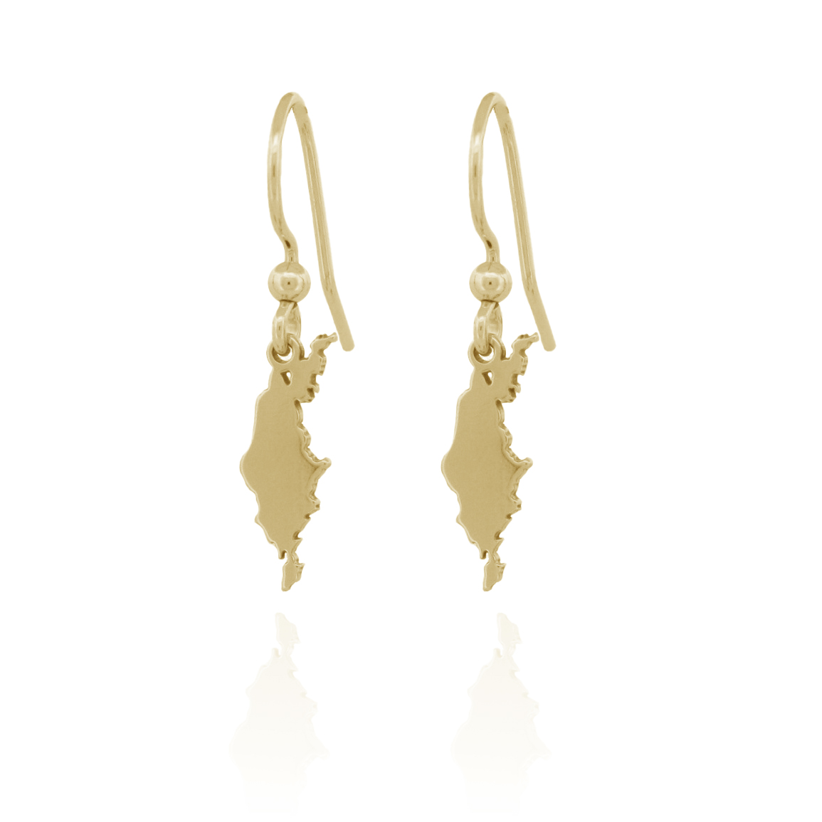 Sterling Silver Rhodium or gold-plated Earrings - Gotland - 2