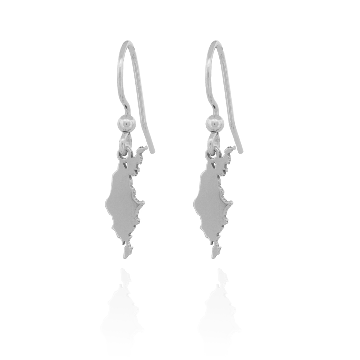 Sterling Silver Rhodium or gold-plated Earrings - Gotland