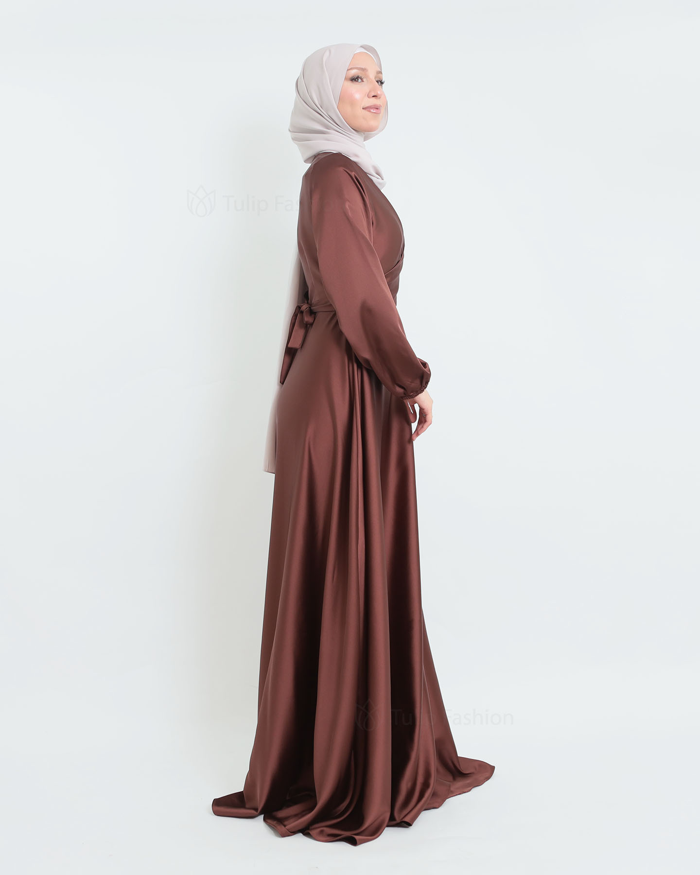 Maxi dress - Brown - 2