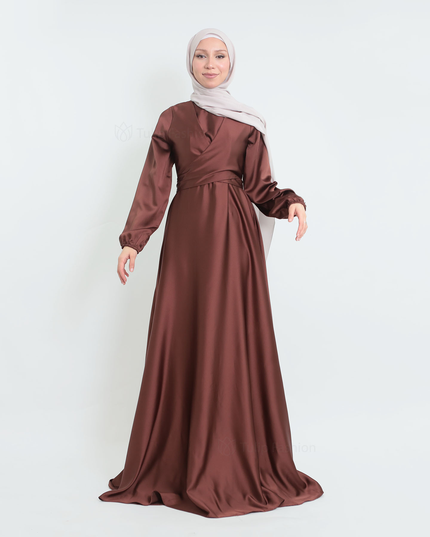 Maxi dress - Brown