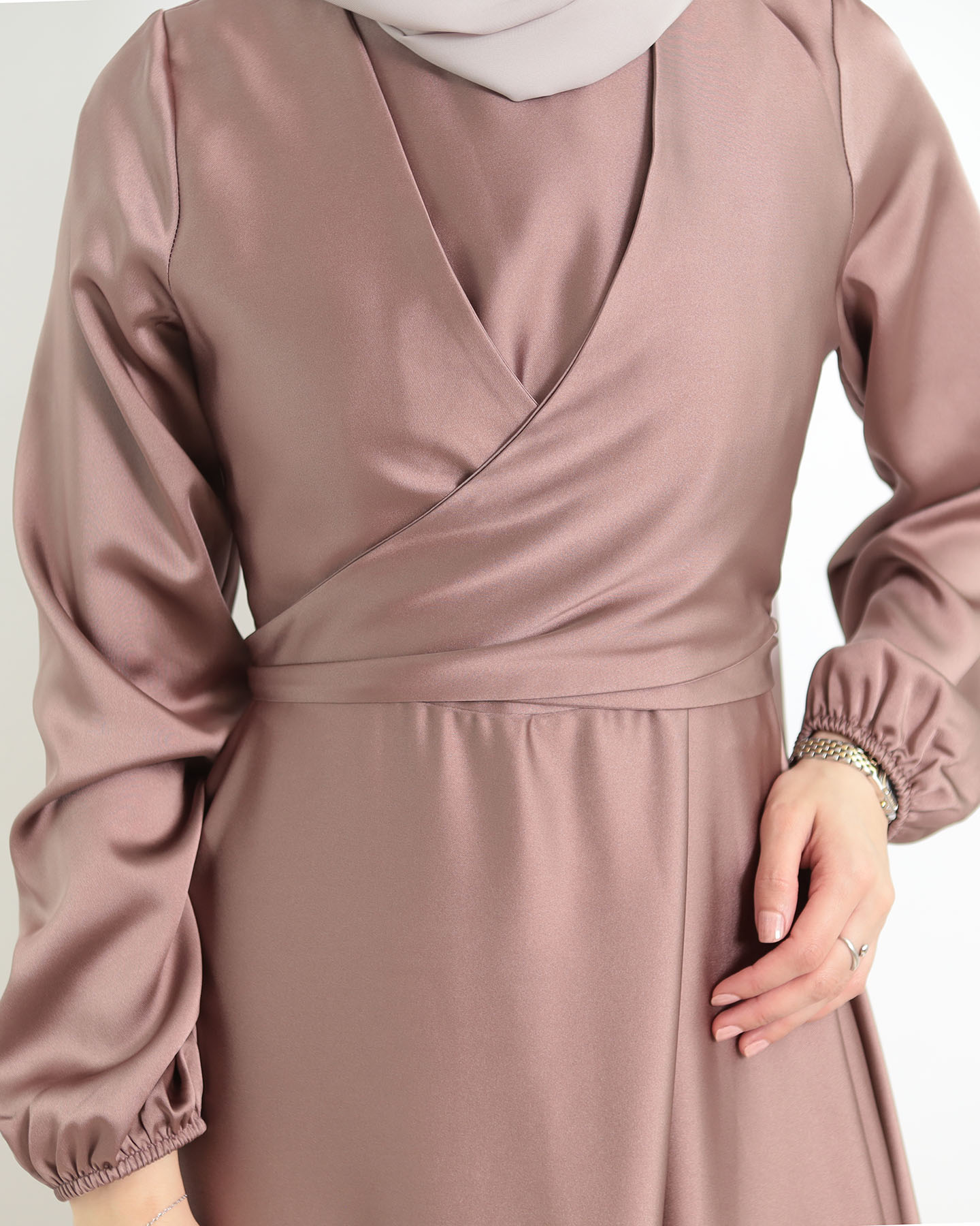 Maxi dress - Mauve - 5