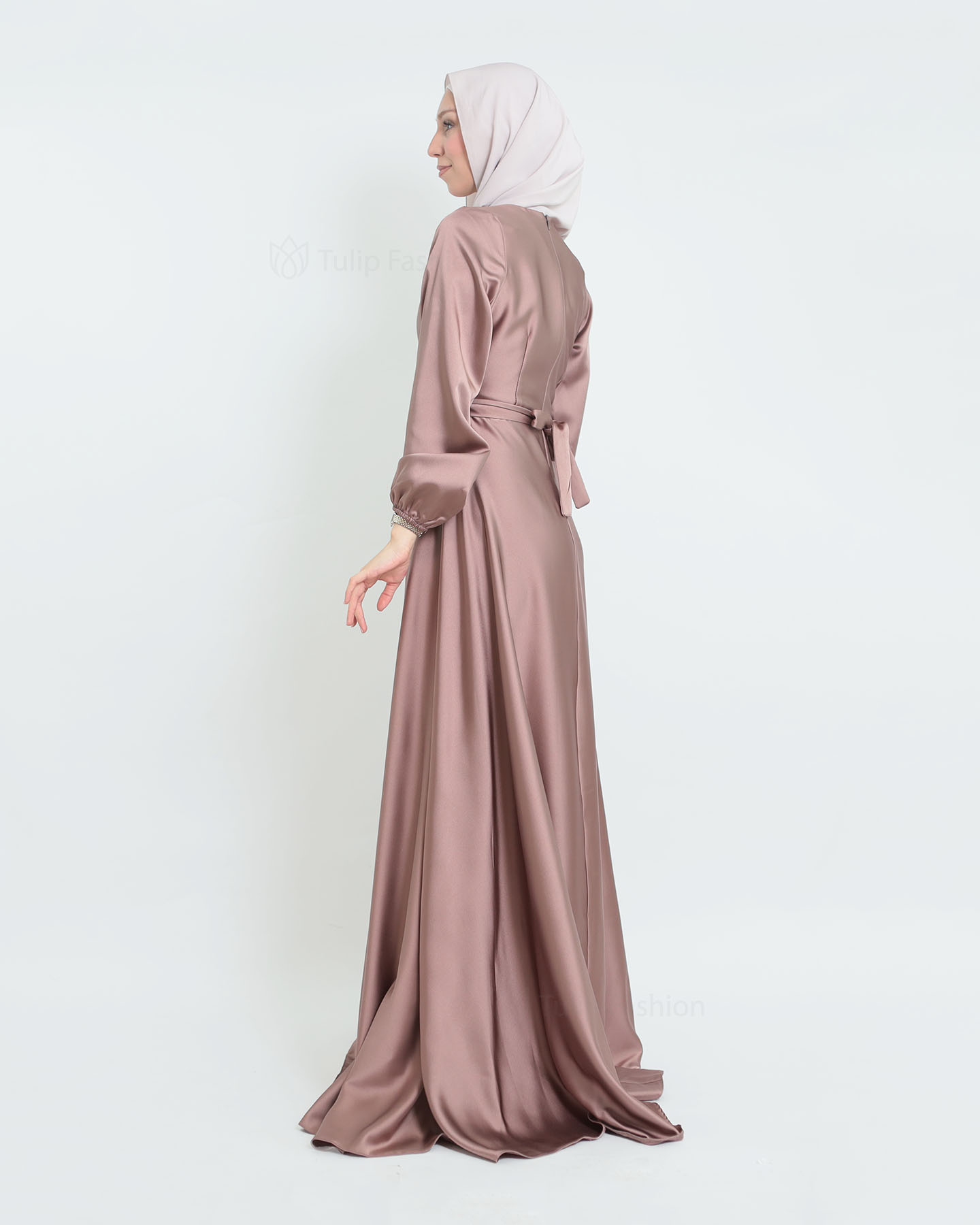 Maxi dress - Mauve - 4