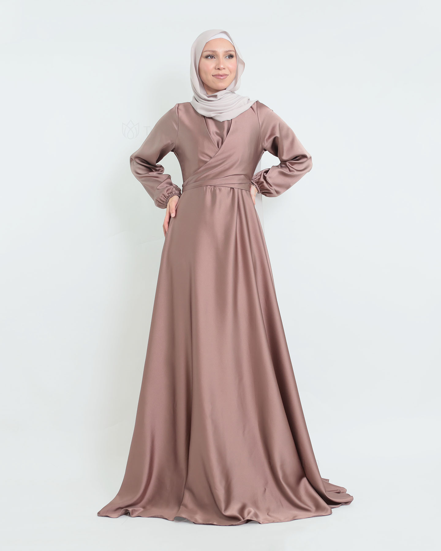 Maxi dress - Mauve - 2