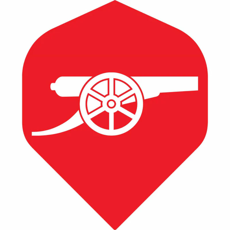 Arsenal FC Official Licensed Mono Logo Red Standard NO2 - 2