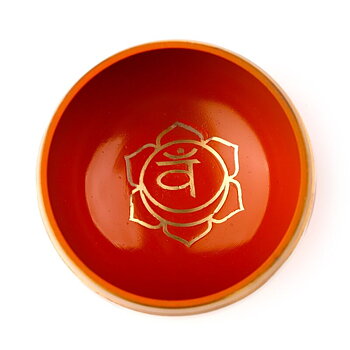   Sjungande Skålar / Klangskål - Orange  Chakra skål