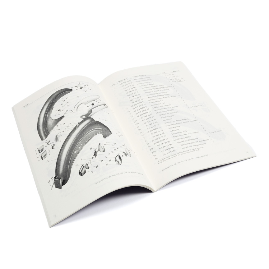 Reservedelskatalog til Zweirad Union Type Typ 102/116/117/126/156 - 2