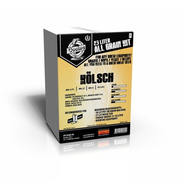 Coobra All Grain Kit – Kölsch 23 L