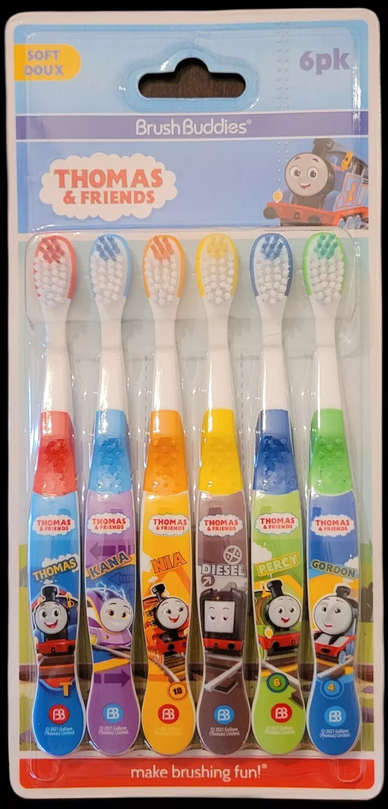 Thomas GO!, 6 pk tannbørster - 2
