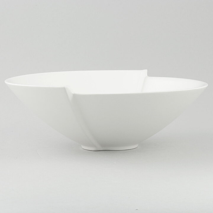 Wilhelm Kåge (Surrea 1940) White Split Bowl 24 cm
