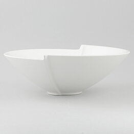 Wilhelm Kåge (Surrea 1940) White Split Bowl 24 cm