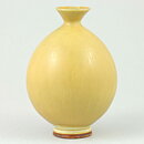 Berndt Friberg (1971) Unique Yellow Haresfur Vase 11 cm