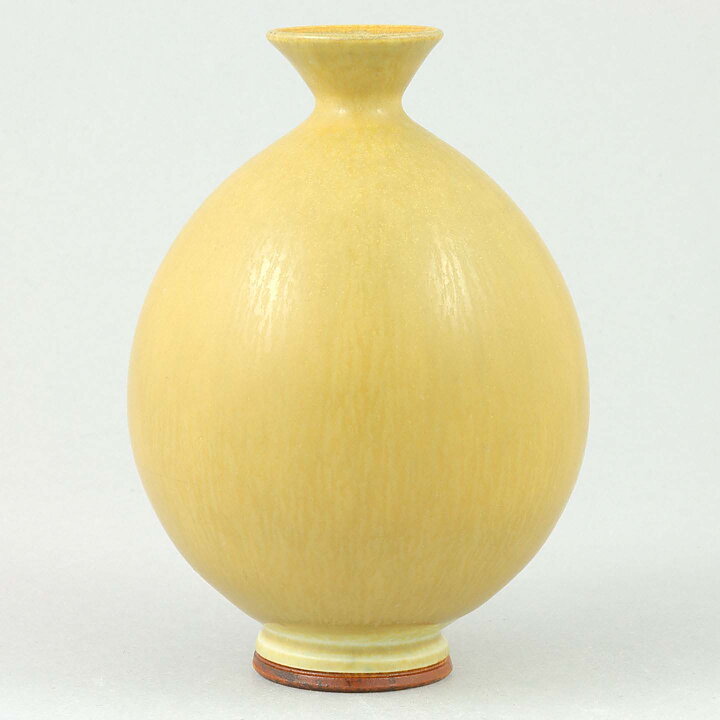 ベルント・フリーベリ  一点もの  黄色のベース  (11cm)  1971年