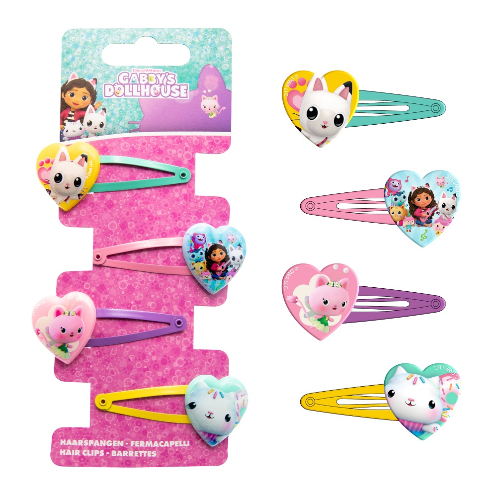 Gabby s Dollhouse -4x hiuspinnit