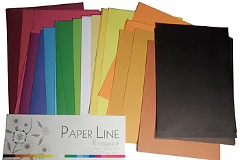 Paper line Repäisypaperi 25cmx35cm 90g 100kpl 20 erilaista väriä