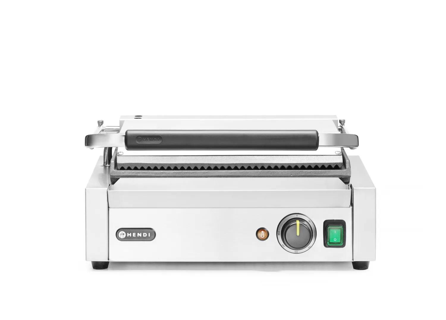 Panini clamp grill - Ribbed top and smooth bottom - 4