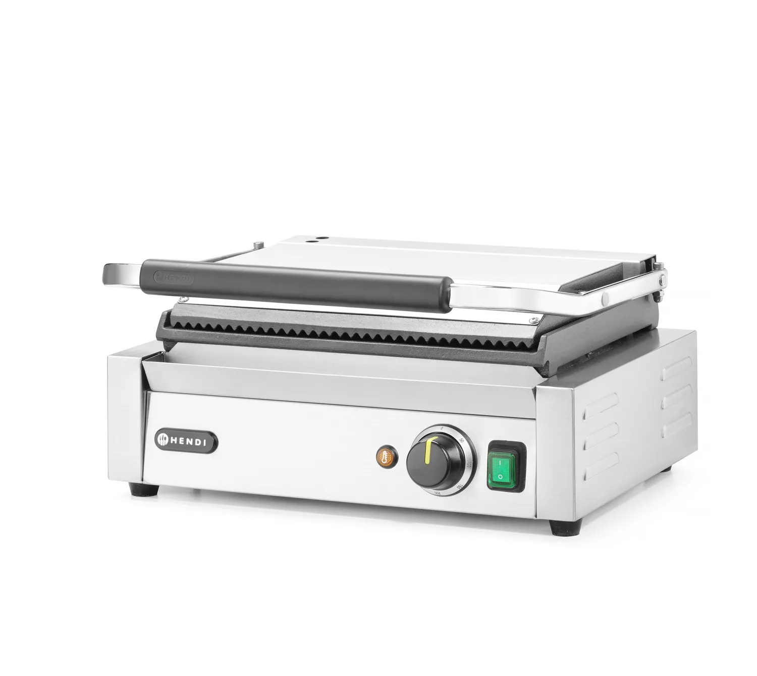 Panini clamp grill - Ribbed top and smooth bottom - 3