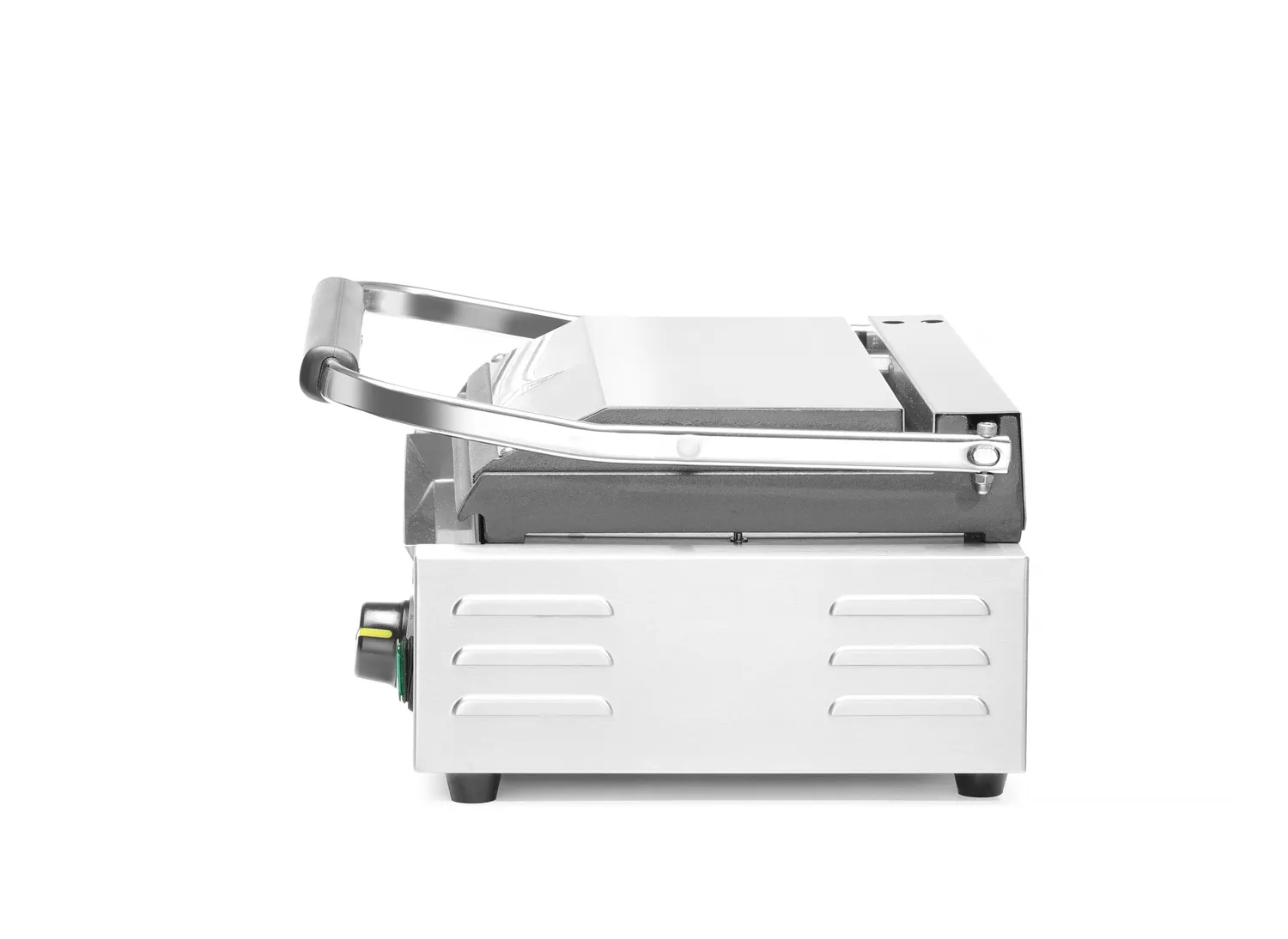 Panini clamp grill - Ribbed top and smooth bottom - 6