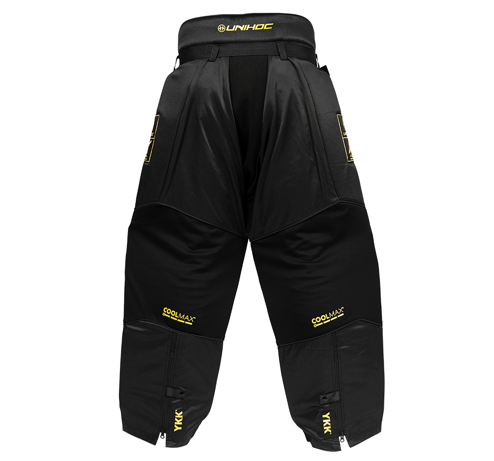 Unihoc Alpha Evolab Goalie Pants black/gold - 2