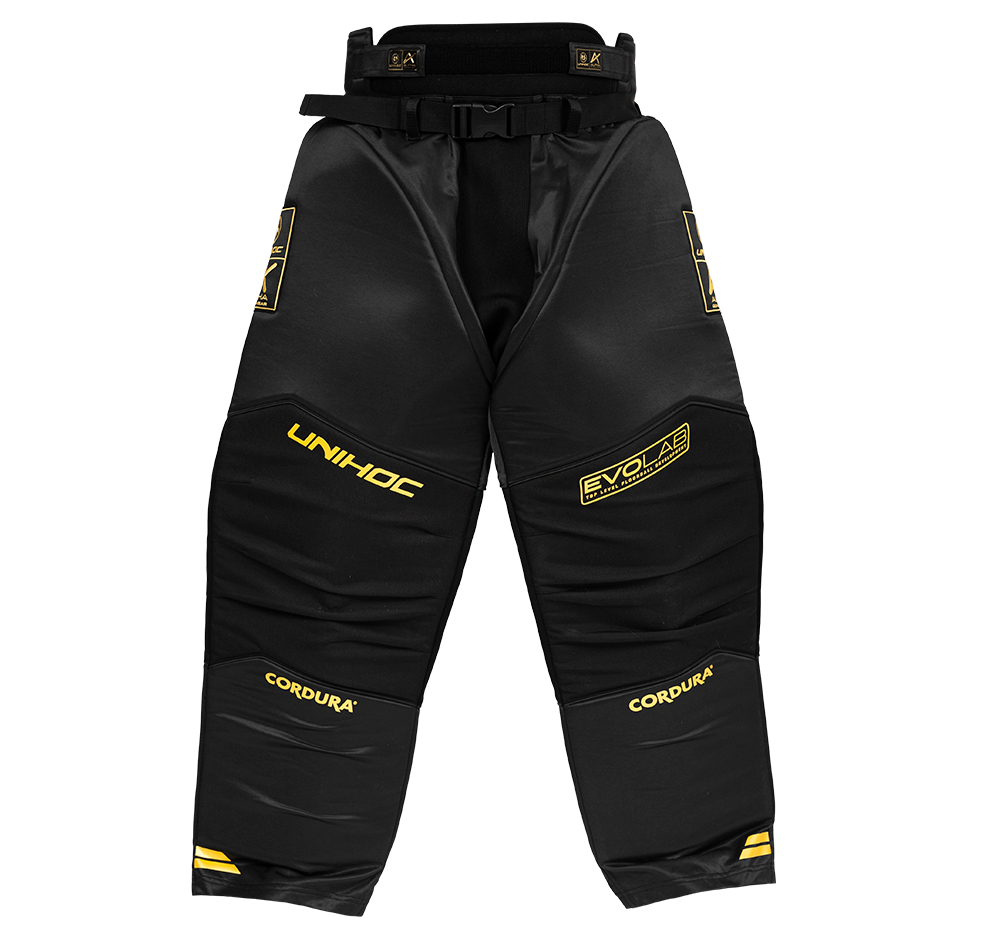 Unihoc Alpha Evolab Goalie Pants black/gold