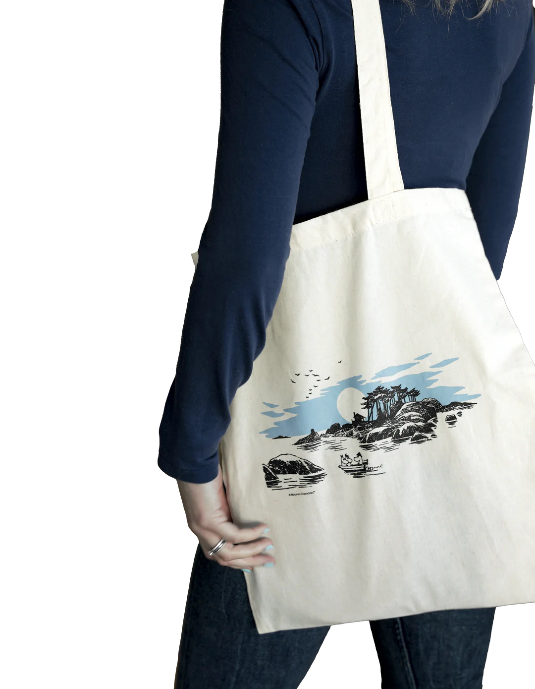 Moominbag with Moomin - Pellinge Blue
