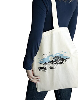 Moominbag with Moomin - Pellinge Blue
