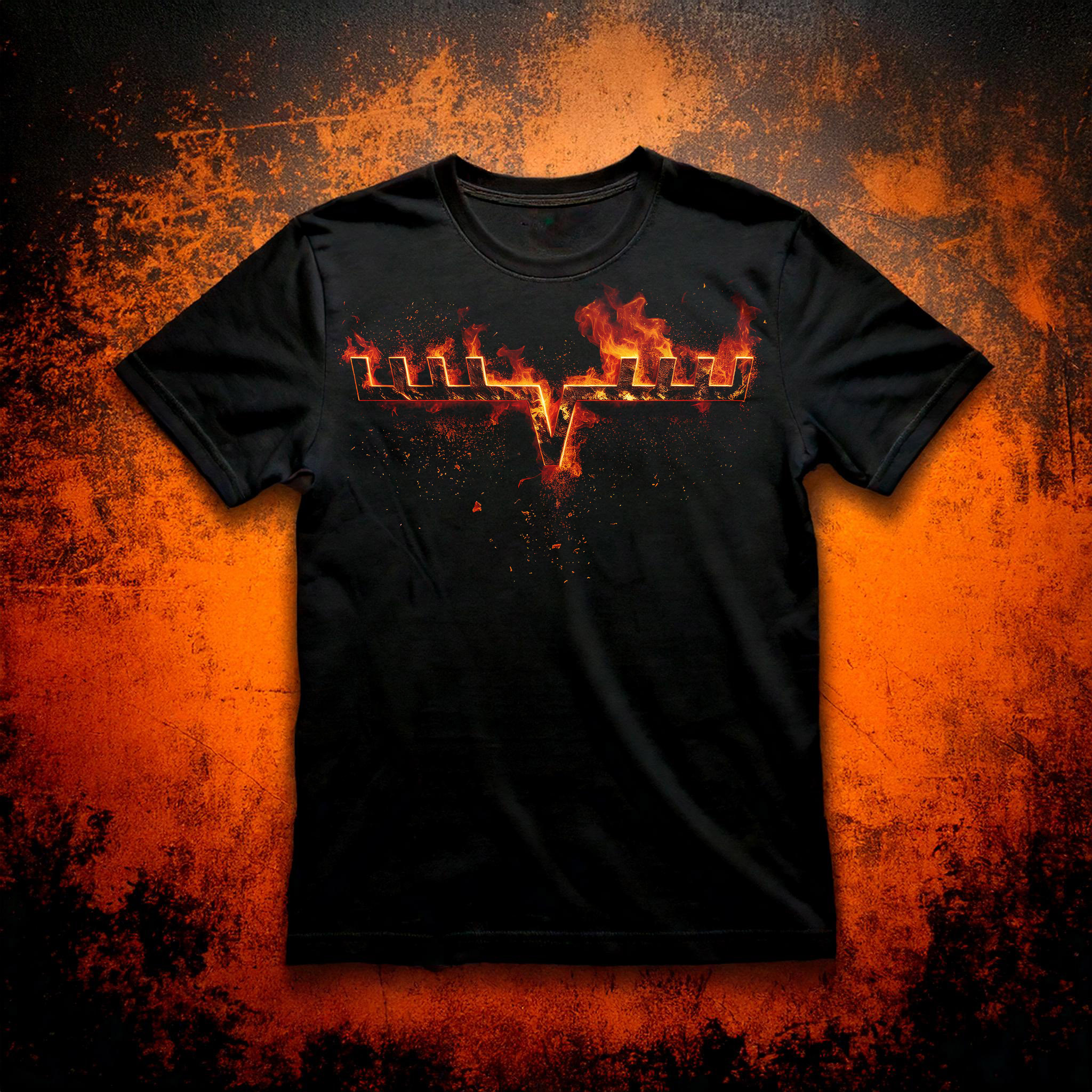 BURNING T-SHIRT
