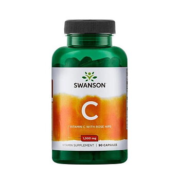 C-Vitamin + Nypon 1000 mg 90 kap Swanson