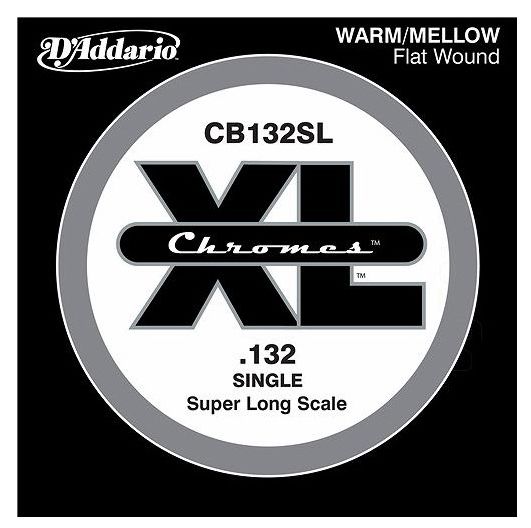 Irtokielet D'Addario CB132SL Chromes Flatwound Super Long Scale Bass String 