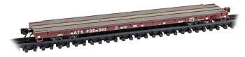 Thrall 60' flat car, ATSF #95392