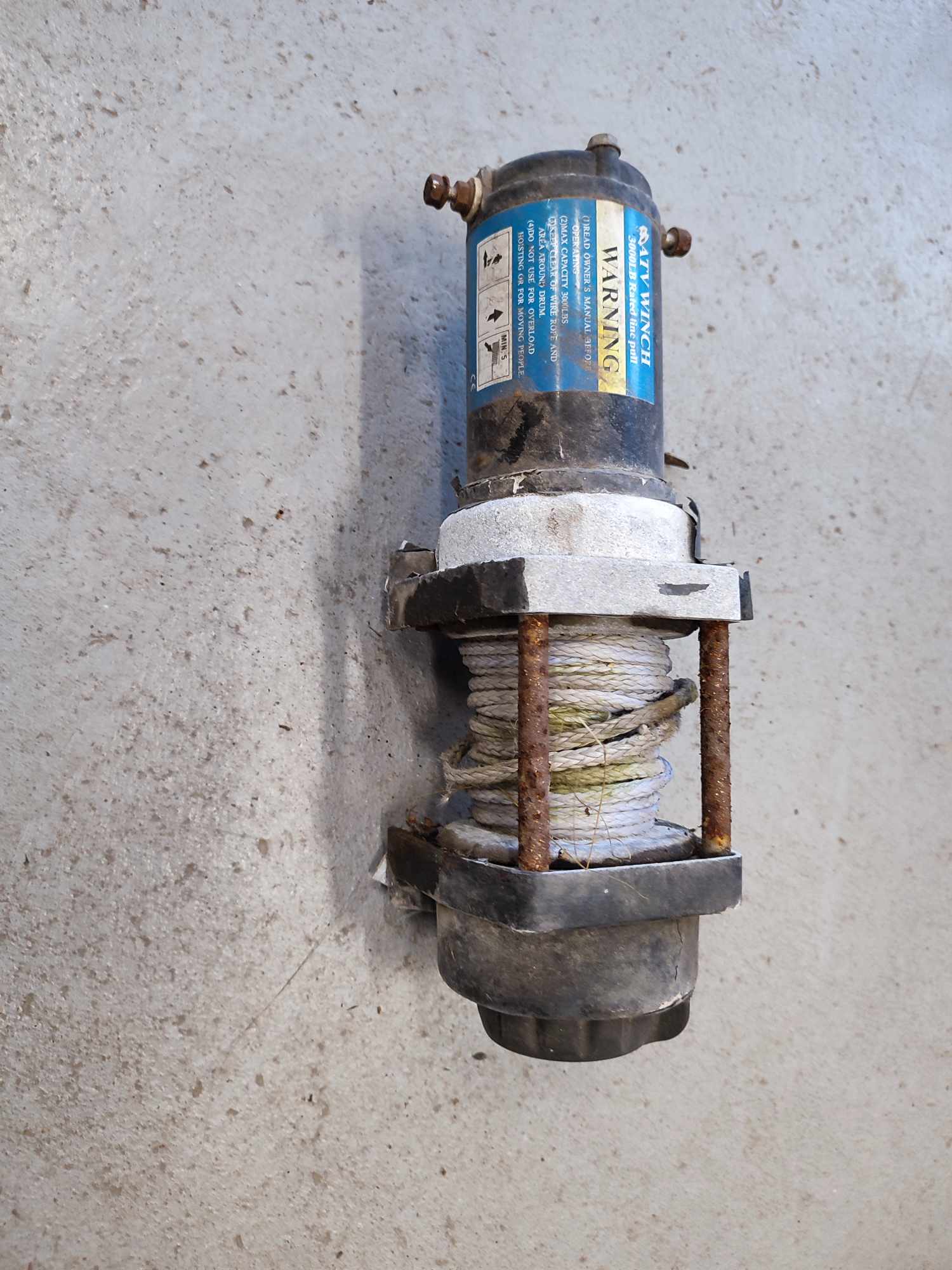 ATV  winch  3000lbs - 2