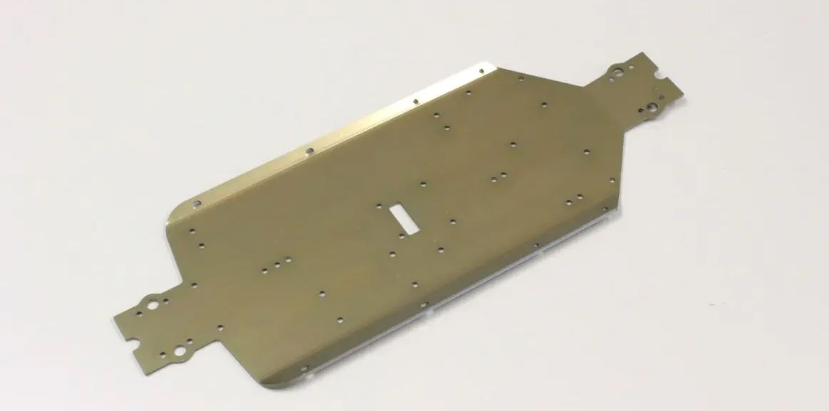 Kyosho TR401GM Main Chassis (DBX VE 2.0/Gunmetal) TR401GM