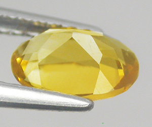 Citrina suelta natural calibrada ovalada de 0,70 ct de 7 x 5 mm - 2