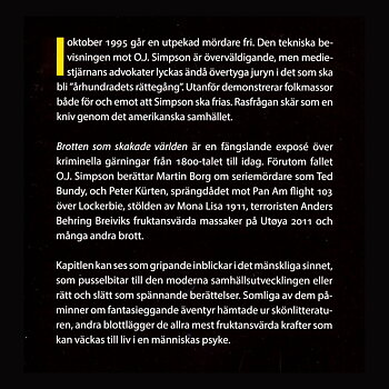 BROTTEN SOM SKAKADE VÄRLDEN - 320 SIDOR - NOS01
