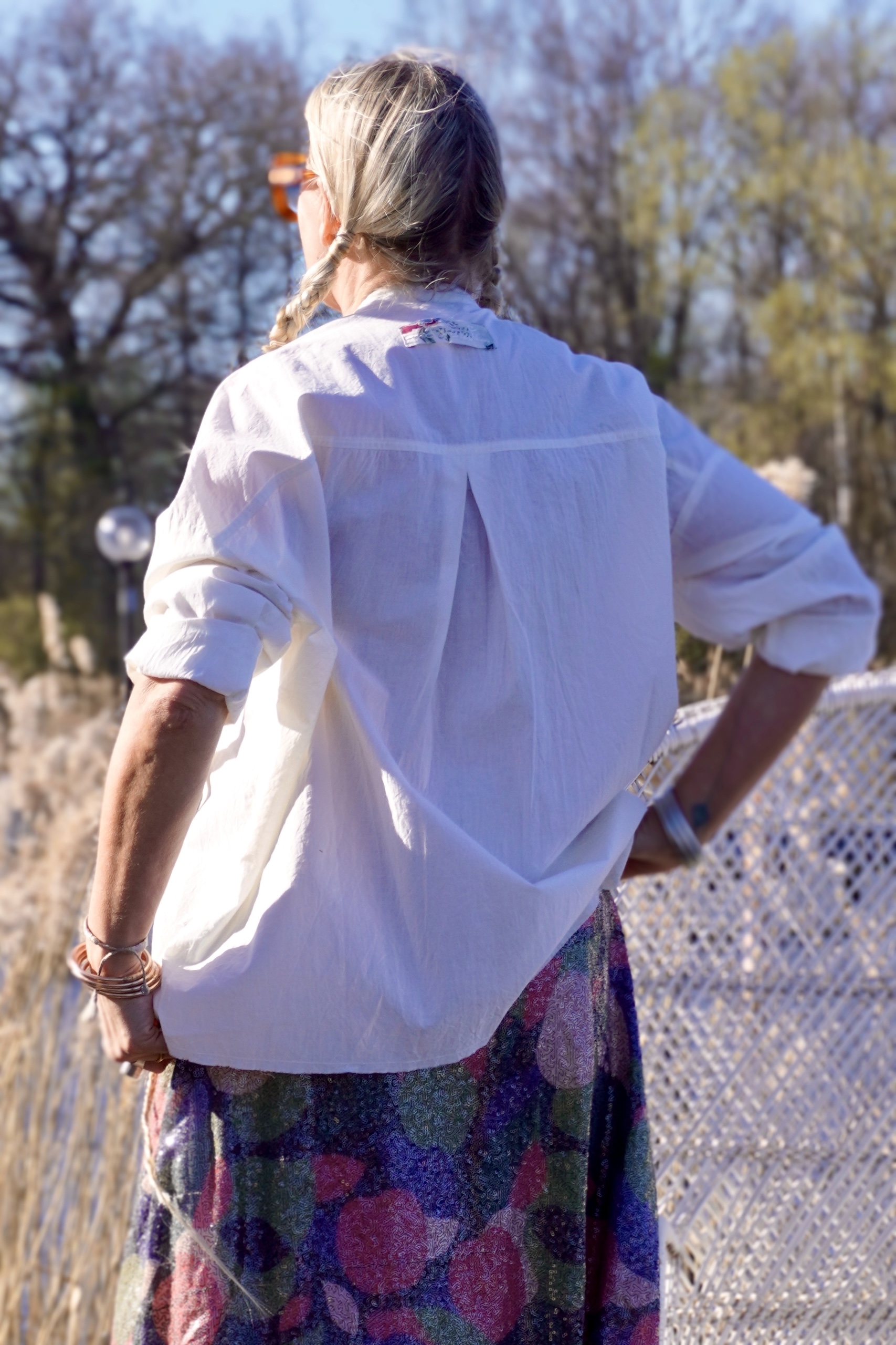 IMI  COTTON BLOUSE OFF WHITE  - 3