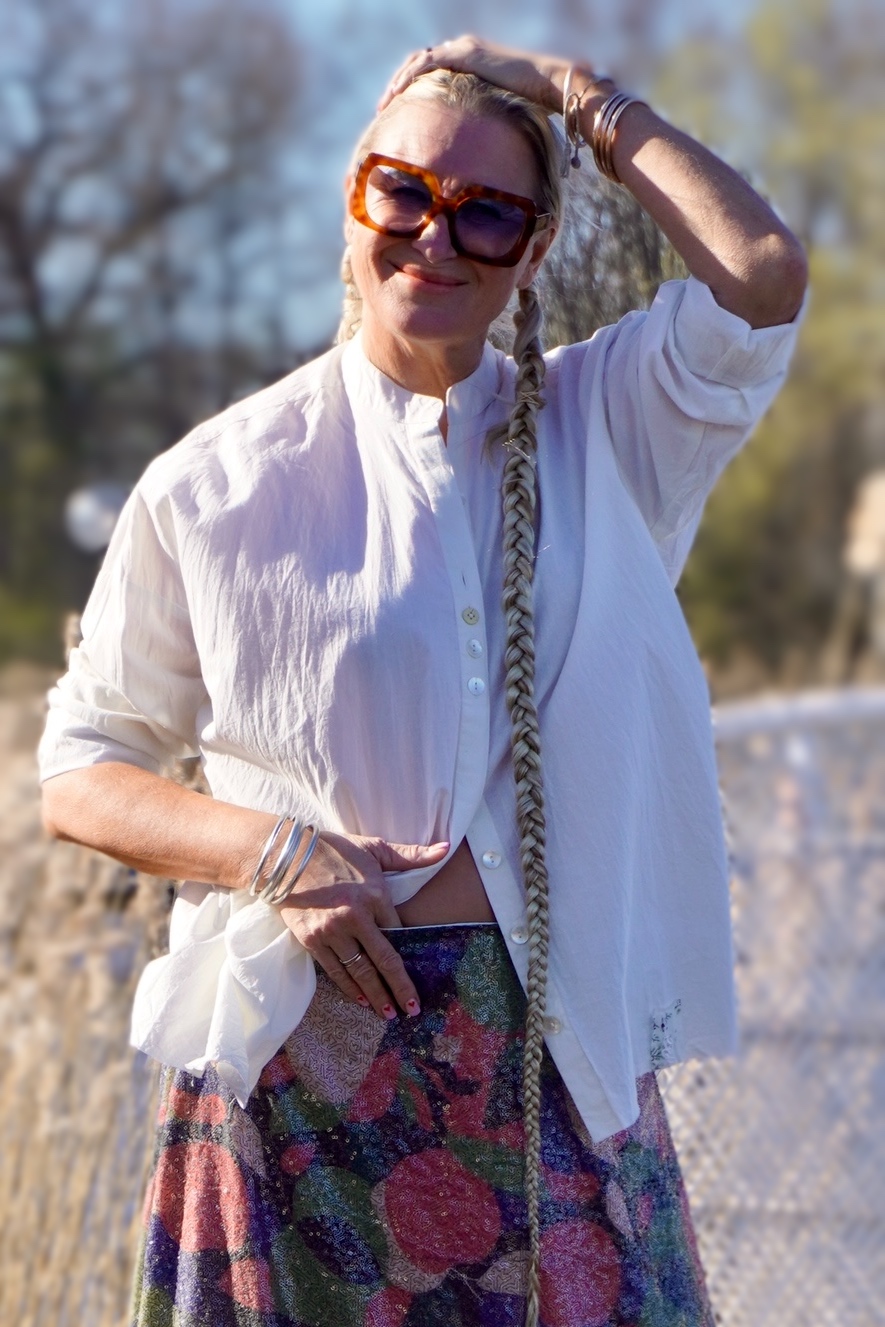 IMI  COTTON BLOUSE OFF WHITE 