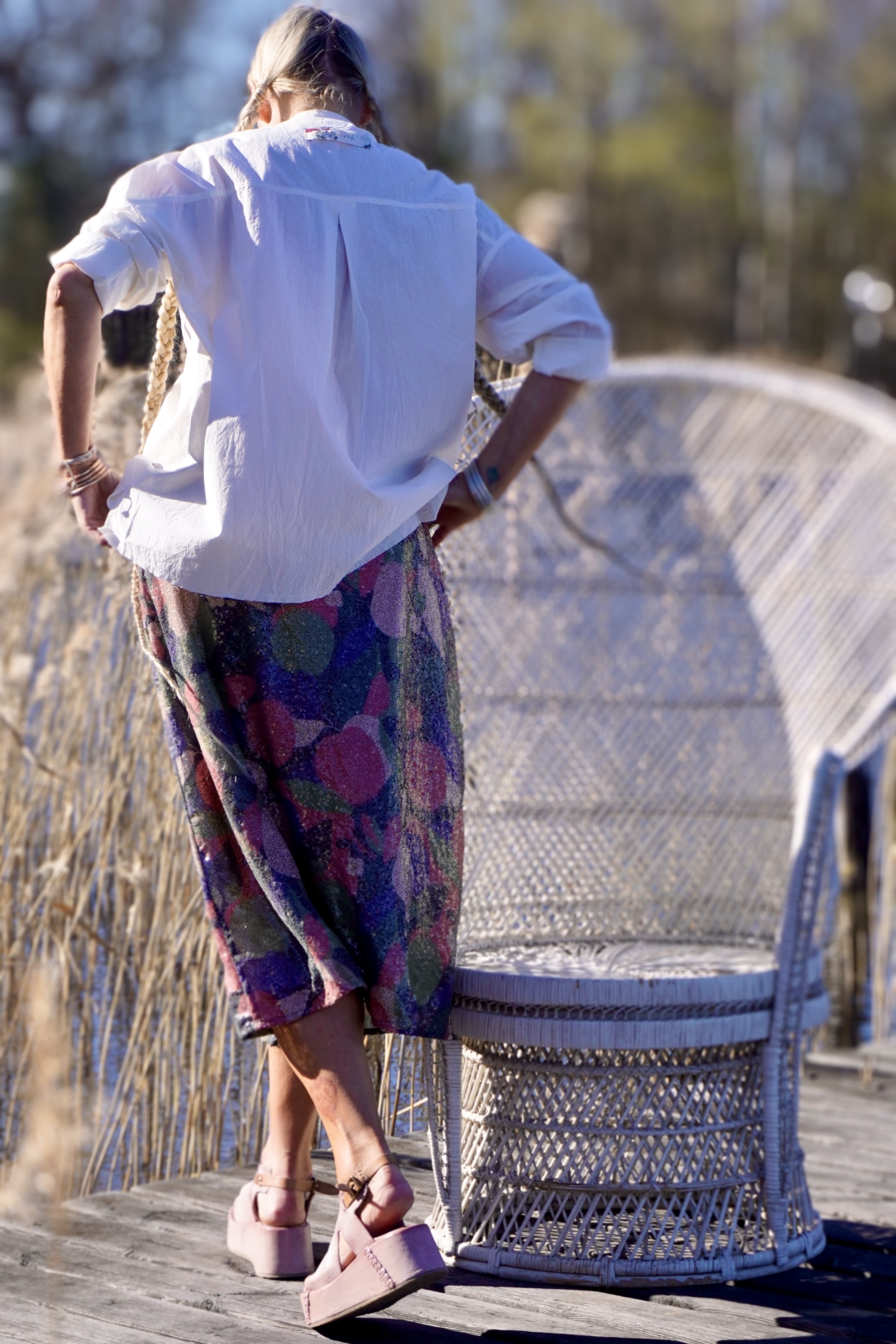 IMI  COTTON BLOUSE OFF WHITE  - 4