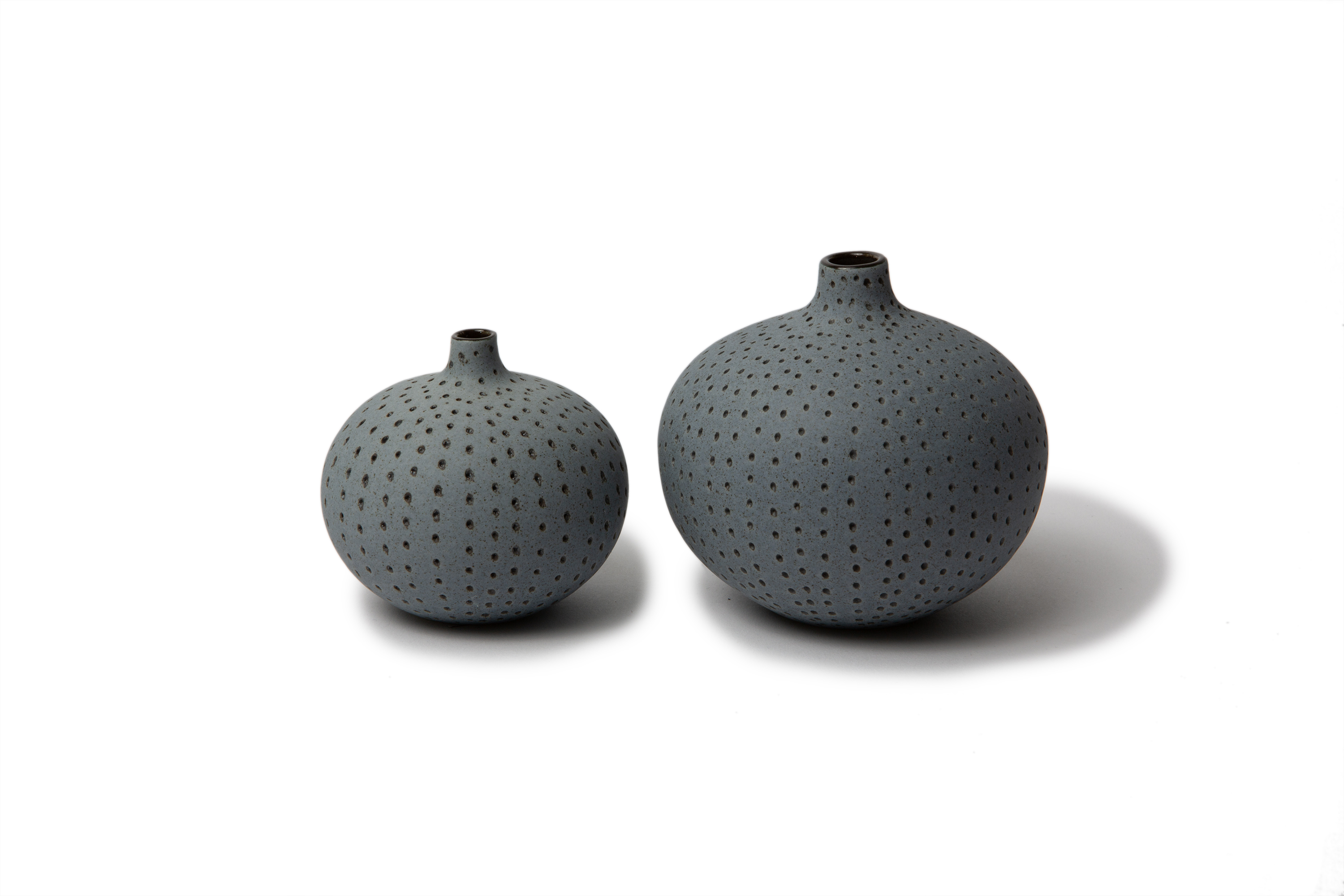Vase  Bari Medium LightBlueDots - 2
