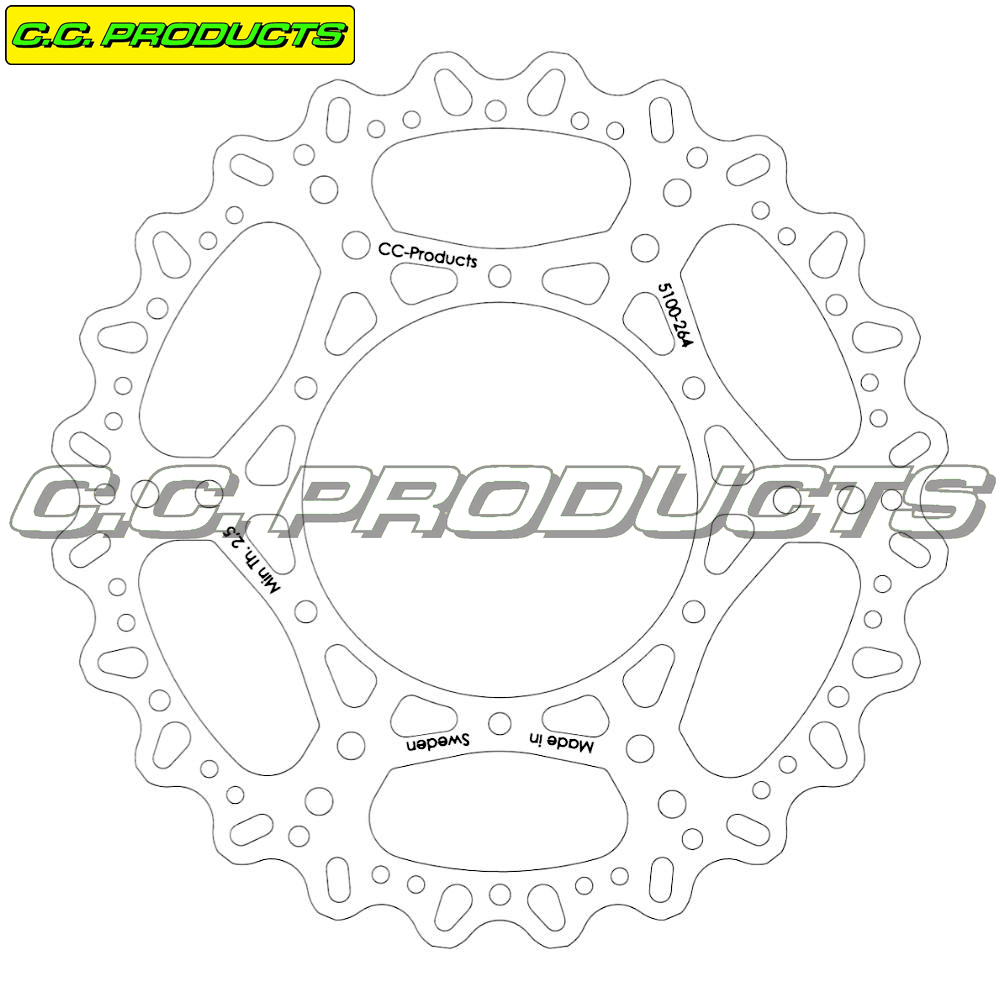 Bromsskiva Fram 270 mm - FANTIC