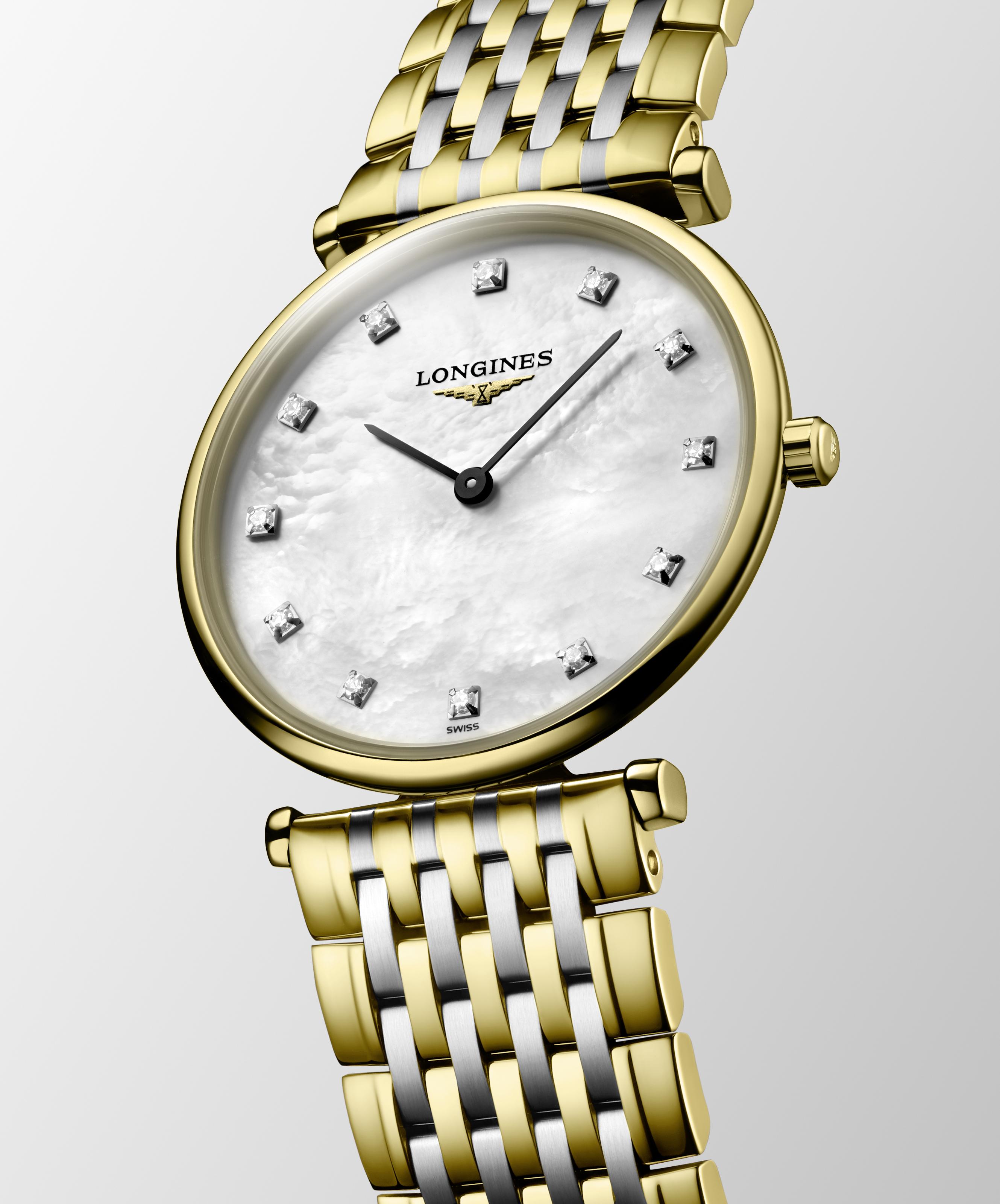 L4.512.2.87.7 Longines La Grande Classique 29 pärlemor med diamant index