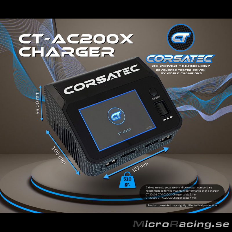 CORSATEC - Laddare Dual Pro AC/DC, EU - 8