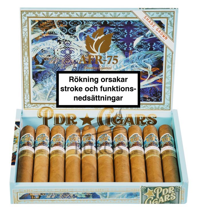 PDR AFR-75 Cosecha Especial Shade Grown Robusto Cigarrlåda 10-pack