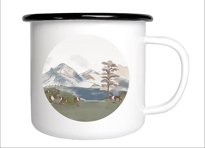 Emaljmugg Ren & Fjäll - 2
